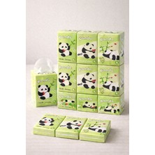 Liground 9'lu Mini Sevimli Desenli Cep Mendili Peçete Paketi Kağıt Havlu Çocuk Okul Mendil