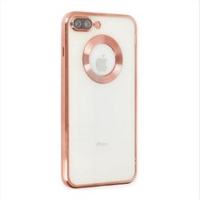 Ayena Moda iPhone 7 Plus Lüx Lensli Lazer Silikon Kılıf (Kamera Korumalı)