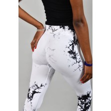 gymphoenix Fiji Beyaz Batik Tayt