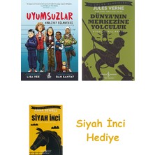 İş Bankası Kültür Yayınları Uyumsuzlar 1 : Kraliyet Bilmecesi + Dünyanın Merkezine Yolculuk + Siyah Inci Hediye