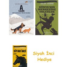 İş Bankası Kültür Yayınları Iz Sürücü Köpekler – 8: A Takımı – Sibiryalı Kurnaz Tilki Ile Karabey + Dünyanın Merkezine Yolculuk + Siyah Inci Hediye
