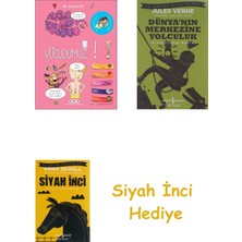 İş Bankası Kültür Yayınları Bil Bakalım Vücudumuz! (Çıkartmalı) + Dünyanın Merkezine Yolculuk + Siyah Inci Hediye