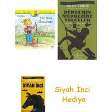 İş Bankası Kültür Yayınları Elif Dağ Gezisinde + Dünyanın Merkezine Yolculuk + Siyah Inci Hediye