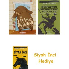 İş Bankası Kültür Yayınları Şu Yaramaz Tavşanlar + Dünyanın Merkezine Yolculuk + Siyah Inci Hediye