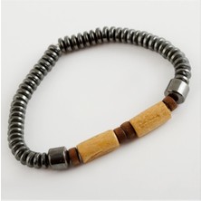 Ayena Moda Hematit Doğaltaş Bileklik