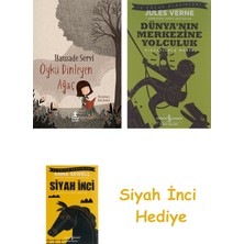 İş Bankası Kültür Yayınları Öykü Dinleyen Ağaç + Dünyanın Merkezine Yolculuk + Siyah Inci Hediye