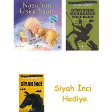 İş Bankası Kültür Yayınları Nazlı’nın Uyku Saati + Dünyanın Merkezine Yolculuk + Siyah Inci Hediye