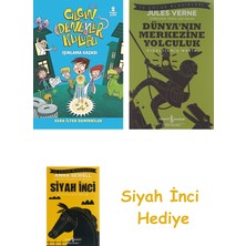 İş Bankası Kültür Yayınları Çılgın Deneyler Kulübü 1 - Işınlama Kazası + Dünyanın Merkezine Yolculuk + Siyah Inci Hediye
