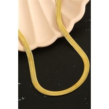 Ayena Moda Lüx Italyan Çelik Zincir Kolye 45CM