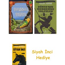 İş Bankası Kültür Yayınları Tombul Tırtıl: Doğadan Yaşam Öyküleri + Dünyanın Merkezine Yolculuk + Siyah Inci Hediye