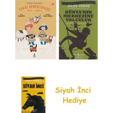 İş Bankası Kültür Yayınları Sanat Dedektifleri Ekin ve Metin Keçenin Yolculuğu + Dünyanın Merkezine Yolculuk + Siyah Inci Hediye