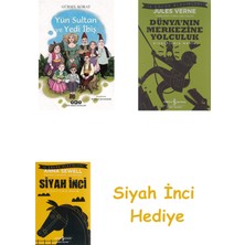 İş Bankası Kültür Yayınları Yün Sultan ve Yedi Ibiş + Dünyanın Merkezine Yolculuk + Siyah Inci Hediye