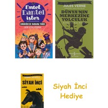 İş Bankası Kültür Yayınları Entel Dantel Işler 3 - Karakökler Ruhumu Sardı + Dünyanın Merkezine Yolculuk + Siyah Inci Hediye