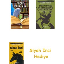 İş Bankası Kültür Yayınları Küçük Kahraman + Dünyanın Merkezine Yolculuk + Siyah Inci Hediye