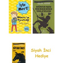 İş Bankası Kültür Yayınları Işte Mert! Mert’in Oyuncağı - Sözünde Durmak + Dünyanın Merkezine Yolculuk + Siyah Inci Hediye