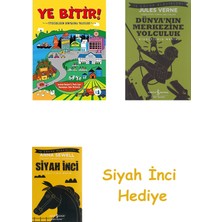 İş Bankası Kültür Yayınları Ye Bitir!: Yiyeceklerin Dünyasına Yolculuk + Dünyanın Merkezine Yolculuk + Siyah Inci Hediye