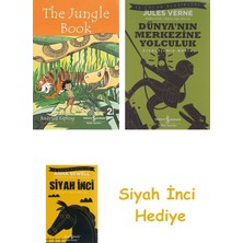 İş Bankası Kültür Yayınları The Jungle Book – Children’s Classic + Dünyanın Merkezine Yolculuk + Siyah Inci Hediye