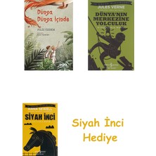 İş Bankası Kültür Yayınları Dünya Dünya Içinde + Dünyanın Merkezine Yolculuk + Siyah Inci Hediye