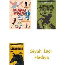 İş Bankası Kültür Yayınları Disney Eğlenceli Keşifler - Farkındalık: Farkındalık - Gelişim Kitapları + Dünyanın Merkezine Yolculuk + Siyah Inci Hediye