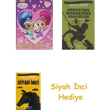 İş Bankası Kültür Yayınları Shimmer And Shine - Sevgiyle Işılda Faaliyet Kitabı + Dünyanın Merkezine Yolculuk + Siyah Inci Hediye