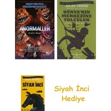 İş Bankası Kültür Yayınları Anormaller - Freddy'nin Pizza Dükkanı'nda Beş Gece (Çizgi Roman) + Dünyanın Merkezine Yolculuk + Siyah Inci Hediye