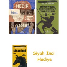 İş Bankası Kültür Yayınları Nedir Bizi Insan Yapan ? + Dünyanın Merkezine Yolculuk + Siyah Inci Hediye