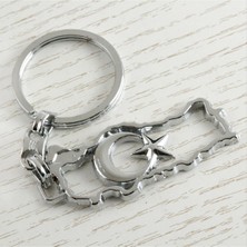 Ayena Moda Ay Yıldız Metal Anahtarlık