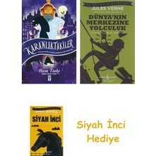 İş Bankası Kültür Yayınları Karanlıktakiler + Dünyanın Merkezine Yolculuk + Siyah Inci Hediye