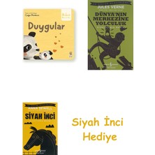 İş Bankası Kültür Yayınları Bebek Üniversitesi - 3 Duygular + Dünyanın Merkezine Yolculuk + Siyah Inci Hediye