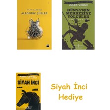 İş Bankası Kültür Yayınları Alegorik Şiirler + Dünyanın Merkezine Yolculuk + Siyah Inci Hediye
