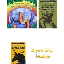 İş Bankası Kültür Yayınları Ayağı Burkulan Kırkayak (Kapak Değişebilir) + Dünyanın Merkezine Yolculuk + Siyah Inci Hediye