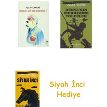 İş Bankası Kültür Yayınları Insan Ay'a Gitti Ama Insana Uzak..! + Dünyanın Merkezine Yolculuk + Siyah Inci Hediye