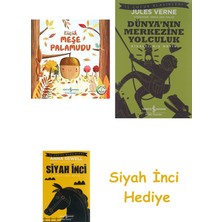 İş Bankası Kültür Yayınları Doğanın Eşsiz Hikayeleri 2 - Küçük Meşe Palamudu + Dünyanın Merkezine Yolculuk + Siyah Inci Hediye