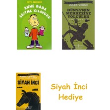 İş Bankası Kültür Yayınları Anne Baba Eğitme Kılavuzu + Dünyanın Merkezine Yolculuk + Siyah Inci Hediye