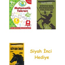 İş Bankası Kültür Yayınları Ödeve Yardımcı Matematik Tekrarı: 9+ Yaş Için Okulda ve Evde Öğrenmeyi Ilişkilendirir - Evde Öğrenmeyi Eğlenceli Hale Getirin! + Dünyanın Merkezine Yolculuk + Siyah Inci Hediye