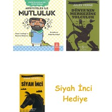 İş Bankası Kültür Yayınları Aristoteles ile Mutluluk: Küçük Filozoflar Için Büyük Fikirler + Dünyanın Merkezine Yolculuk + Siyah Inci Hediye