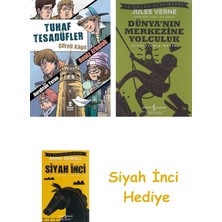 İş Bankası Kültür Yayınları Tuhaf Tesadüfler: Şifreli Kağıt + Dünyanın Merkezine Yolculuk + Siyah Inci Hediye