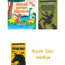 İş Bankası Kültür Yayınları Dinolar Saymayı Öğreniyor + Dünyanın Merkezine Yolculuk + Siyah Inci Hediye