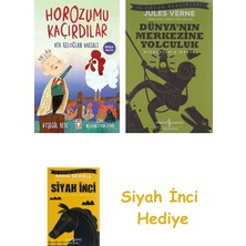 İş Bankası Kültür Yayınları Horozumu Kaçırdılar: Bir Keloğlan Masalı + Dünyanın Merkezine Yolculuk + Siyah Inci Hediye