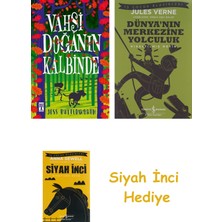 İş Bankası Kültür Yayınları Vahşi Doğanın Kalbinde + Dünyanın Merkezine Yolculuk + Siyah Inci Hediye