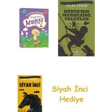 İş Bankası Kültür Yayınları Gezgin Kedi Mırnav Ilk Okuma Kitaplarım Set - 10 Kitap Takım + Dünyanın Merkezine Yolculuk + Siyah Inci Hediye
