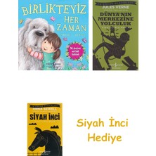 İş Bankası Kültür Yayınları Birlikteyiz Her Zaman: Iki Dostun Sevimli Öyküsü + Dünyanın Merkezine Yolculuk + Siyah Inci Hediye