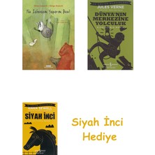 İş Bankası Kültür Yayınları Ne Istersem Yaparım Ben! (Karton Kapak) + Dünyanın Merkezine Yolculuk + Siyah Inci Hediye