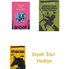İş Bankası Kültür Yayınları Binbir Gece Masalları 2 (Ciltli): Orijinal Dilinden, Tam Metin ve Resimli + Dünyanın Merkezine Yolculuk + Siyah Inci Hediye