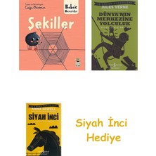 İş Bankası Kültür Yayınları Bebek Üniversitesi - Şekiller (Kapak Resmi Değişebilir) + Dünyanın Merkezine Yolculuk + Siyah Inci Hediye