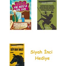 İş Bankası Kültür Yayınları Piri Reis’le Bir Gün: Ünlülerle Bir Gün + Dünyanın Merkezine Yolculuk + Siyah Inci Hediye