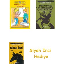 İş Bankası Kültür Yayınları Temel Çarpma Işlemleri - Arkadaşım Elif + Dünyanın Merkezine Yolculuk + Siyah Inci Hediye