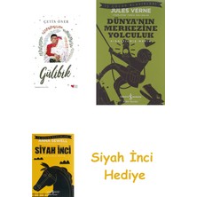 İş Bankası Kültür Yayınları Gülibik + Dünyanın Merkezine Yolculuk + Siyah Inci Hediye