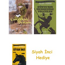 İş Bankası Kültür Yayınları Çanakkale Destanı + Dünyanın Merkezine Yolculuk + Siyah Inci Hediye