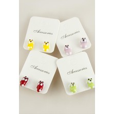 Ayena Moda Köpek Cam Küpe